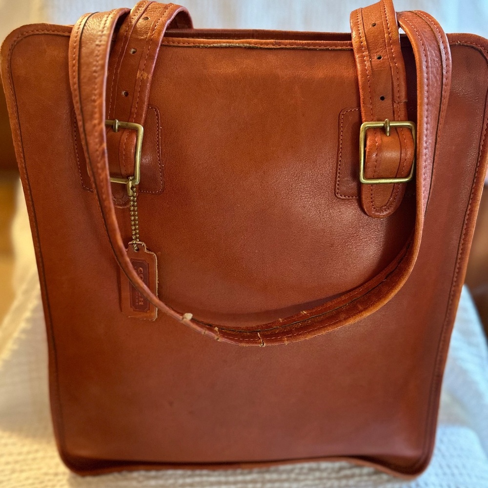 **RARE** Vintage Pre-Creed Coach Double-Strap tote